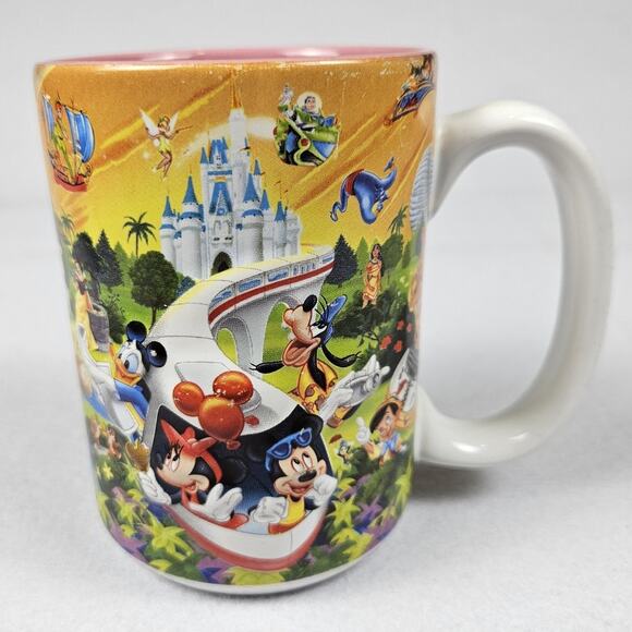 Walt Disney World 3D Porcelain MOM Mug Mickey Minnie Disneyland Princess Gift - Picture 16 of 16